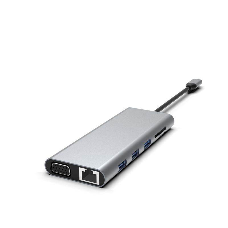 5-In-1 USB C Hub With Ethernet Usb A Rj45 Adapter Type C Docking Station MacBook