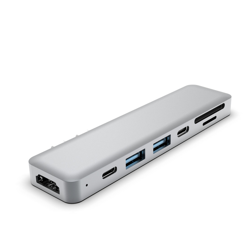 Custom dual usb c Hub adapter Dock 6-in-1 HDTV Dock Customizable USB Hubs for mackbook
