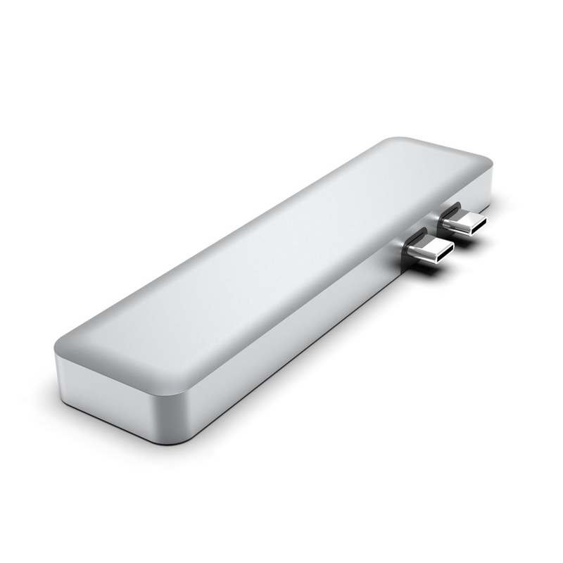 8 in 1 dual type-c USB Hub with ports USB-A HDMI SD card reader for Mackbook pro