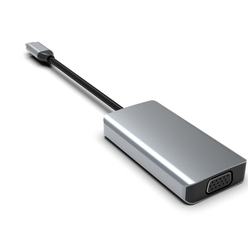 Mini 4 In 1 Usb C Adapter Type C Hub With USB 3.0 HDMI VGA USB-C PD Charging