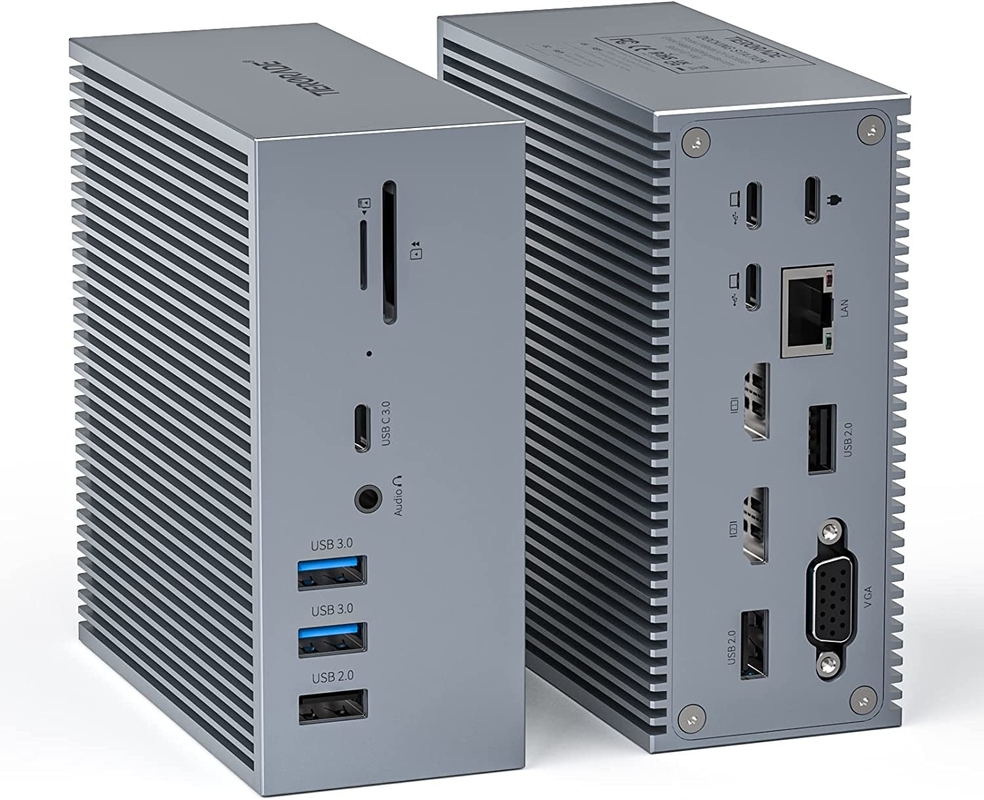4k Usb C Docking Station With Integrated Cable For 4K Video Output And Heat Dissipation