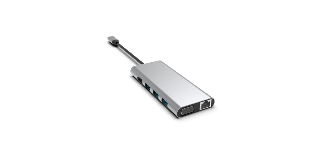 Macbook Usb A Adapter For Macbook Air 5 In 1 Multi Ports 4K Usb Type C Slim 3.0