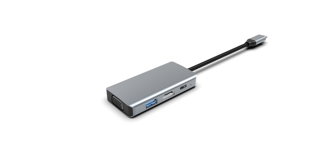 All In One HDD 4 In 1 Usb C 4 In 1 Multiport Adapter Hub Expansion Laptop Docking Station Type C To HDMI USB 3.0 PD