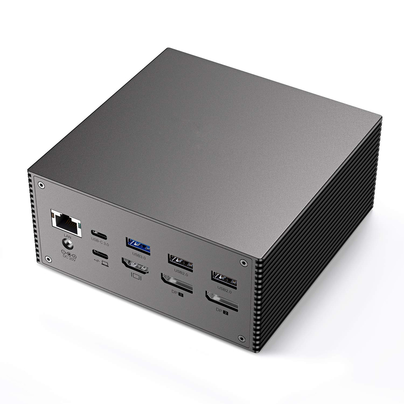 USB C Docking Station with Smart Heat Dissipation 4K Resolution HDMI Video Output Space