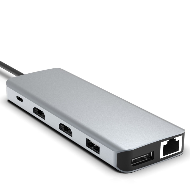 11-in-1 USB-C Hub for MacBook Pro with 4K HDMI 100W PD USB 3.0 SD/TF Card Reader
