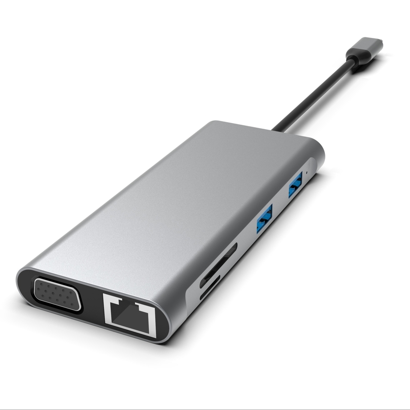 12 in 1 USB C Hub Triple Display Docking Station Dual HDMI VGA USB C& A Data Port Dock