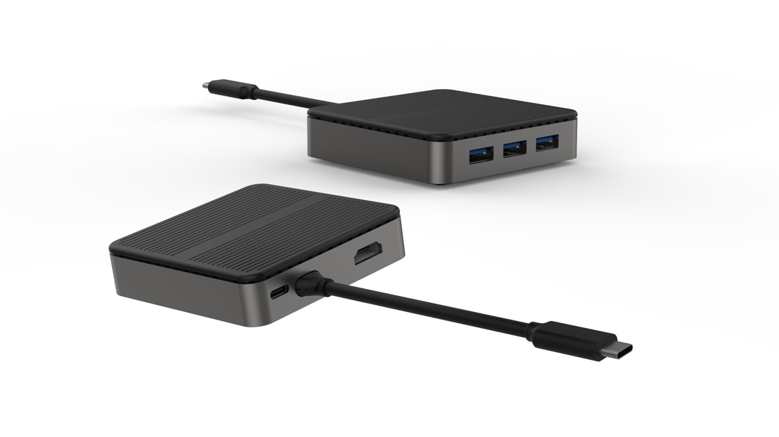 3 In 1 Usb C Adapter USB C To HDMI Multiport Adapter Type-C Hub With 4K HDMI Port PD M Charging USB 3.0 OTG Daax 100Wta