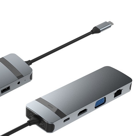 10 In 1 USB C Dock USB Hub With 4K HDMI USB C To USB Multiport Adapter For Laptop And Notebook