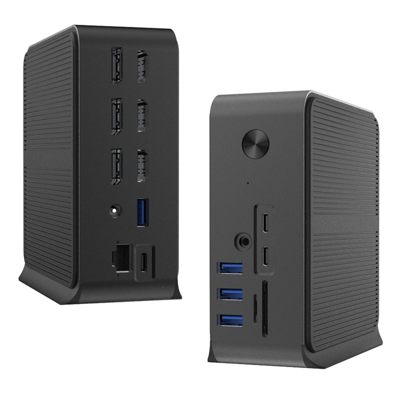 12 In 1 USB C HUB Docking Station With Multiple Usb C Ports USB Type C 4K RJ45 VGA USB Hubs Adapter