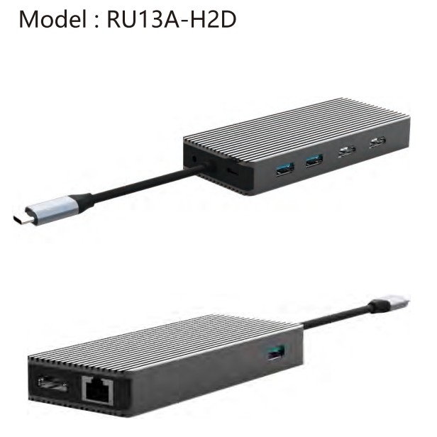9 in 1 Gigabit Ethernet USB C hub adapter with 4K HDMI DP port for Macbook laptop