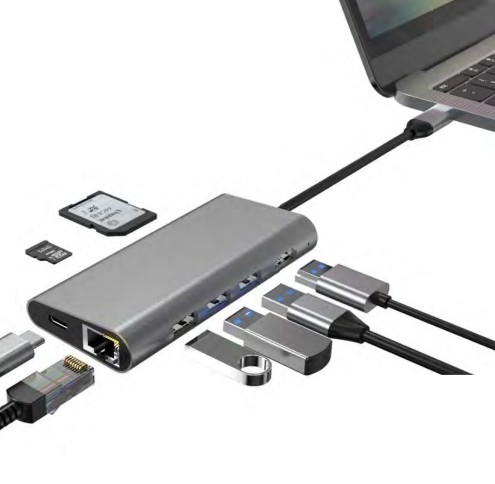 10/100/1000 Mbps Ethernet USB C Adapter Compatible with Windows/ MacOS/ Android/ Linux Up To 10Gbps Data Transfer Speed