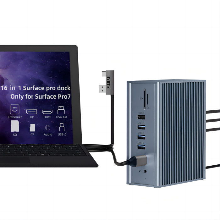 18 Port Thunderbolt Docking Station 2 Hdmi Dock Hub For HDMI 8K/4K Display Compatibility