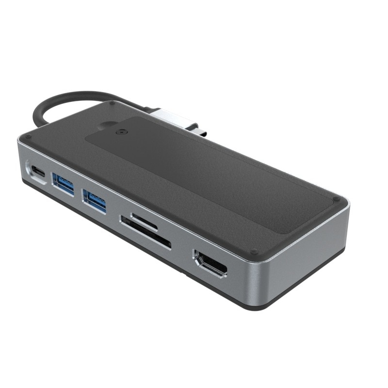 Displaylink Usb 3.0 Docking Station Enclousure Of NVMe NGFF SSDs Windows Mac Chrome OS