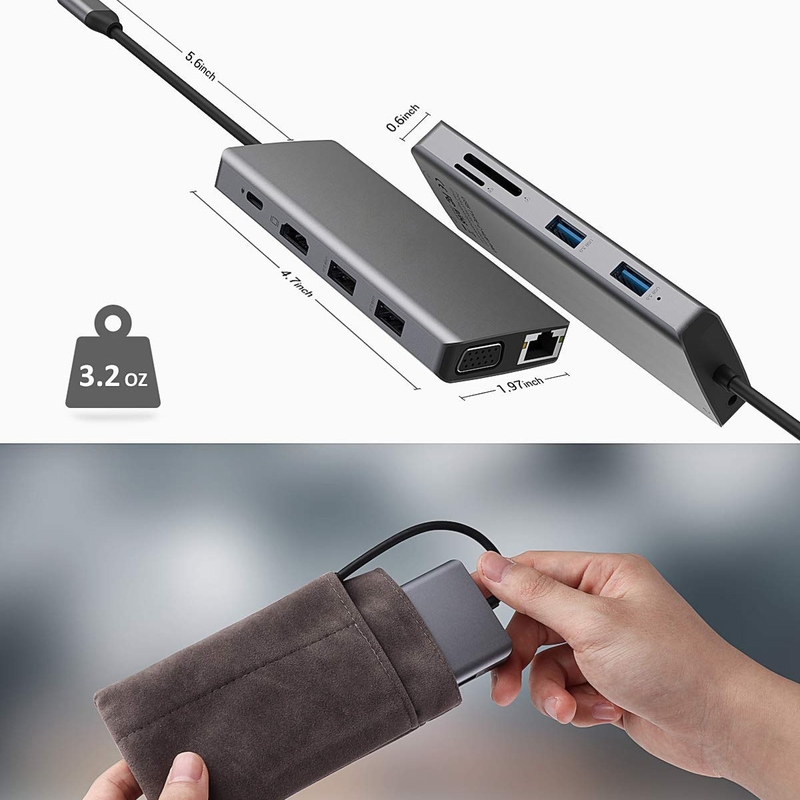 Usb C Adapter Sd Card TF Card Slots USB 3.0/2.0 Type C Adapter For Data Transfer