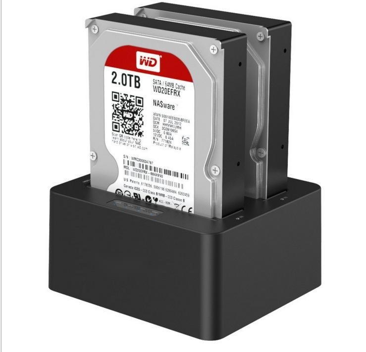 USB 3.0 Hdd Dual Bay Hard Drive Docking Station 2.5 3.5 SATA HDD SSD