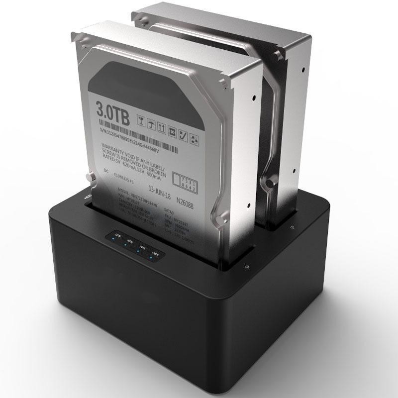 USB 3.0 Hdd Dual Bay Hard Drive Docking Station 2.5 3.5 SATA HDD SSD