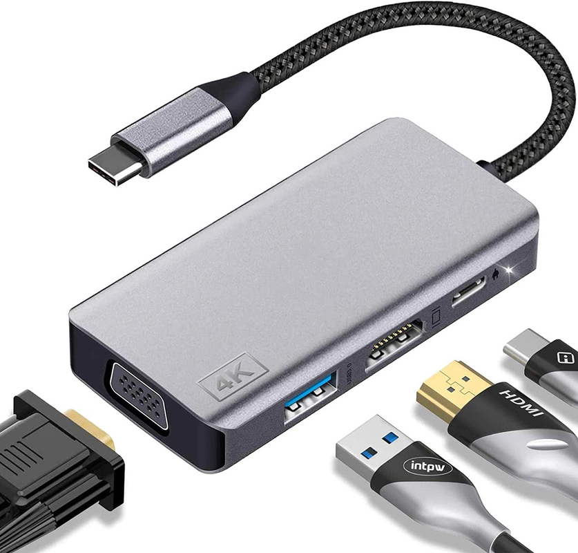 14 In 1 Usb C Hub Adapter For Macbook Pro Air Laptop USB C Docking Station Dual Monitor