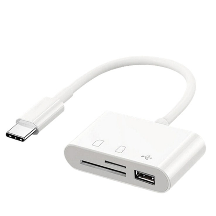 Macbook USB C SD Card Reader SD Card Adapter Memory Card Reader With SD MicroSD USB 3 Port For Iphone