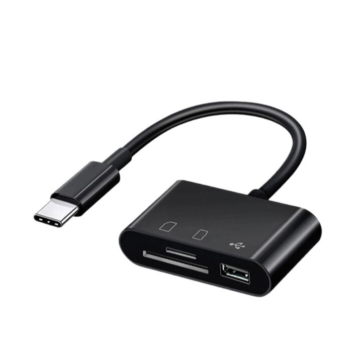 Macbook USB C SD Card Reader SD Card Adapter Memory Card Reader With SD MicroSD USB 3 Port For Iphone