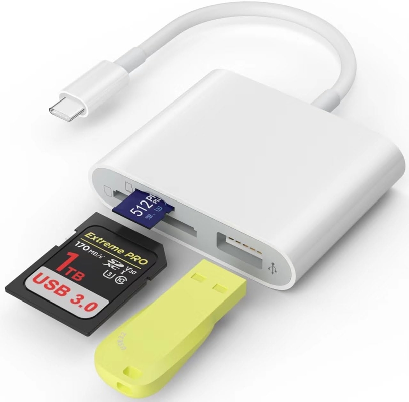 Card Reader Usb 3.0 High Speed To SD Micro SD Card Adapter Memory Card Reader IPhone 15