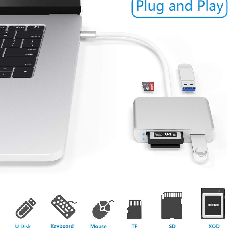 Card Reader Usb 3.0 High Speed To SD Micro SD Card Adapter Memory Card Reader IPhone 15