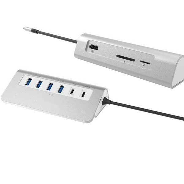 10 In 1 USB C Hub HDMI USB 3.0 SD/TF Card Reader For Laptop MacBook And Desktop Computer