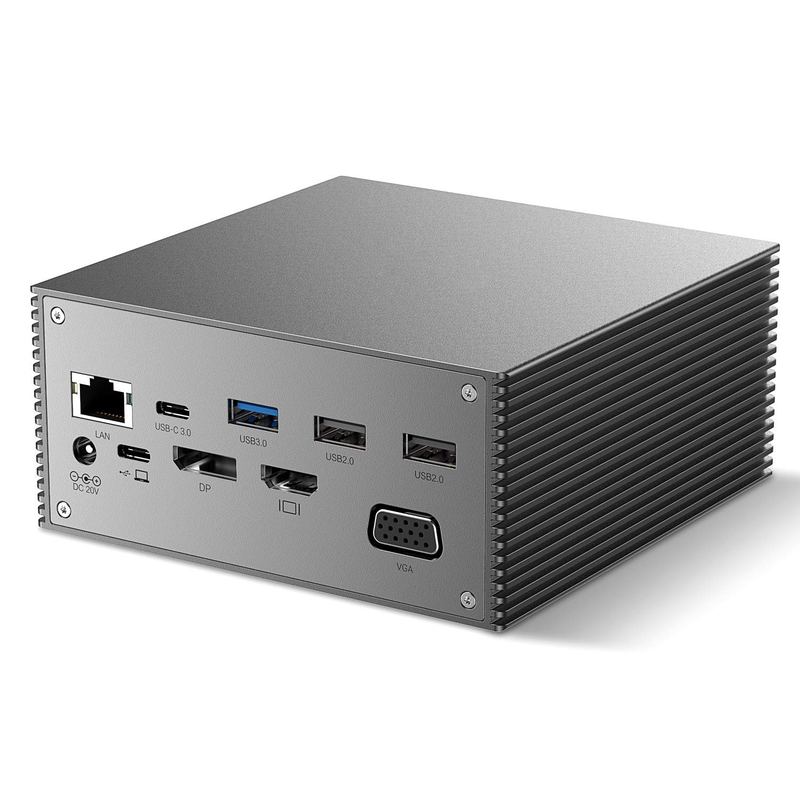 Thunderbolt 4k Monitor Thunderbolt USB-C Dual HD 4K Docking Station 16-In-1 Hub Adapter MST Macbook & Desktop