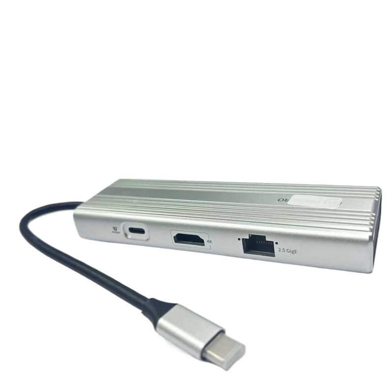 5 Port 5 In 1 USB C Hub Docking Station USB-C TO HDMI USB A 3.0 PD 100W