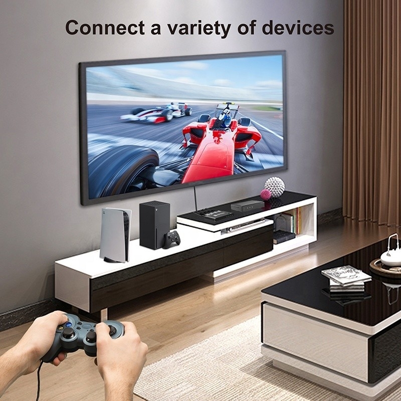 8K HDMI Switch 3 In 1 Out Support 3 HDMI Input 8K 60Hz 4K 120Hz Advanced Technology