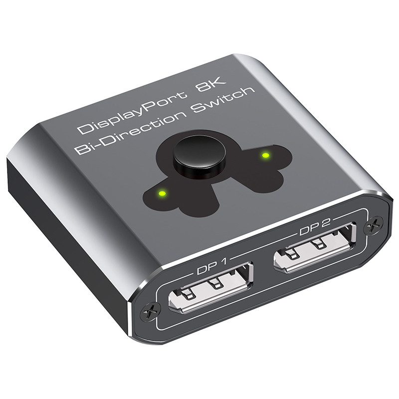 8K60Hz Display Port Switcher for Easy Operation and High-Performance DP 1.4 Switching