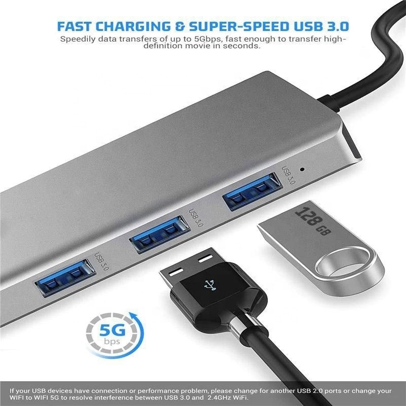 12-In-1 USB Type-C Docking Station HDMI 1080P 60Hz 2*HDMI VGA RJ45 4*USB Audio SD/TF PD