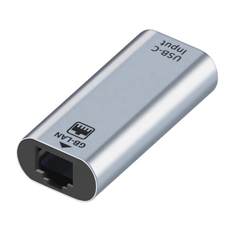 USB C Female to Ethernet Port Adapter 10/100/1000 Mbps Speed for Fast Network Connection