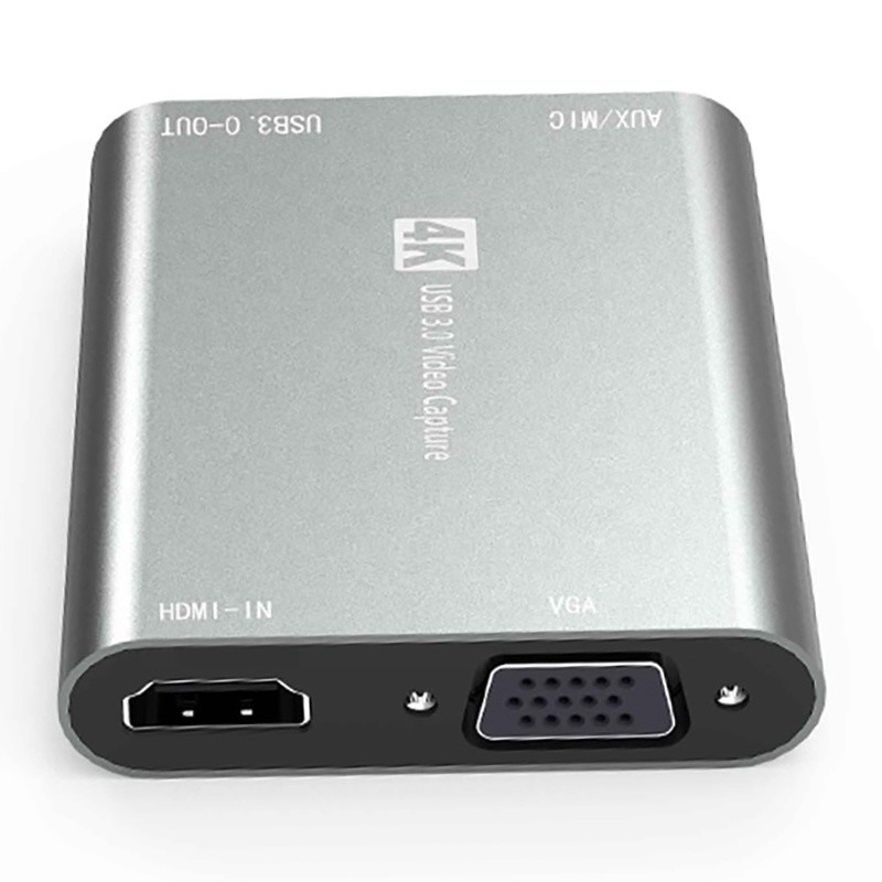 USB 3.0 HDMI Video Capture DVR Card Box With Mic VGA Loop Out For Computer Camera Xbox