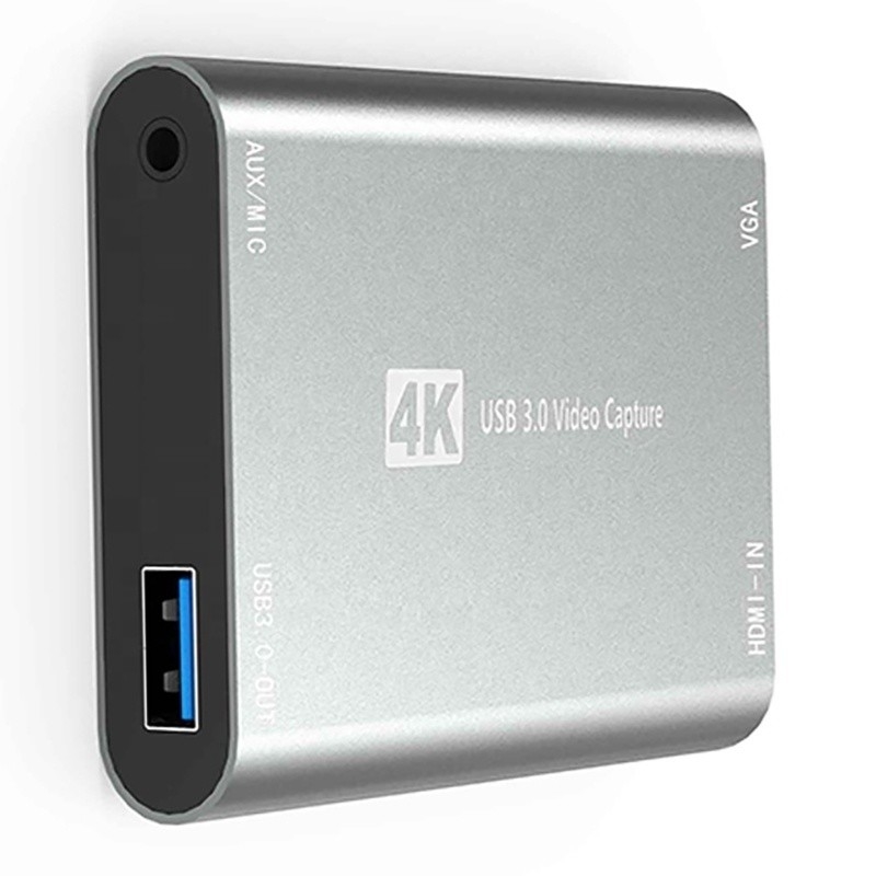 USB 3.0 HDMI Video Capture DVR Card Box With Mic VGA Loop Out For Computer Camera Xbox