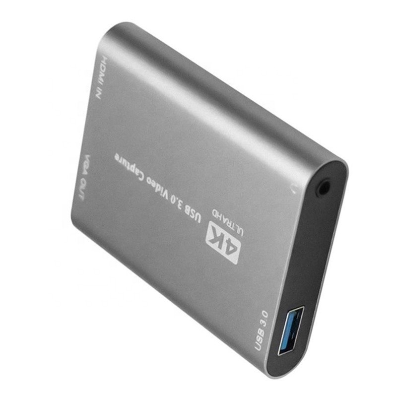 USB 3.0 HDMI Video Capture DVR Card Box With Mic VGA Loop Out For Computer Camera Xbox