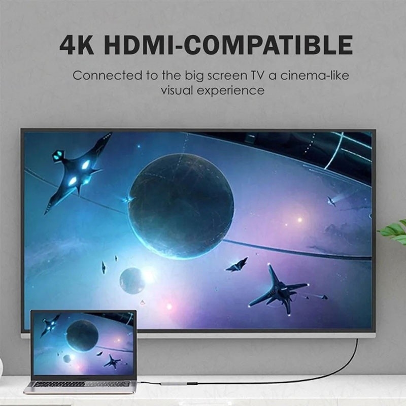 6-In-1 Multiport Laptop Docking Station with 4K HD HDMI HDTV USB 3.0 SD TF Card Reader
