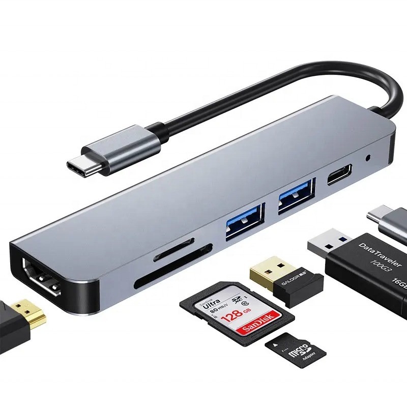 USB 3.1 Docking Station Hub with 4K HDMI USB3.0 TF SD Card Reader and 87W PD Charging