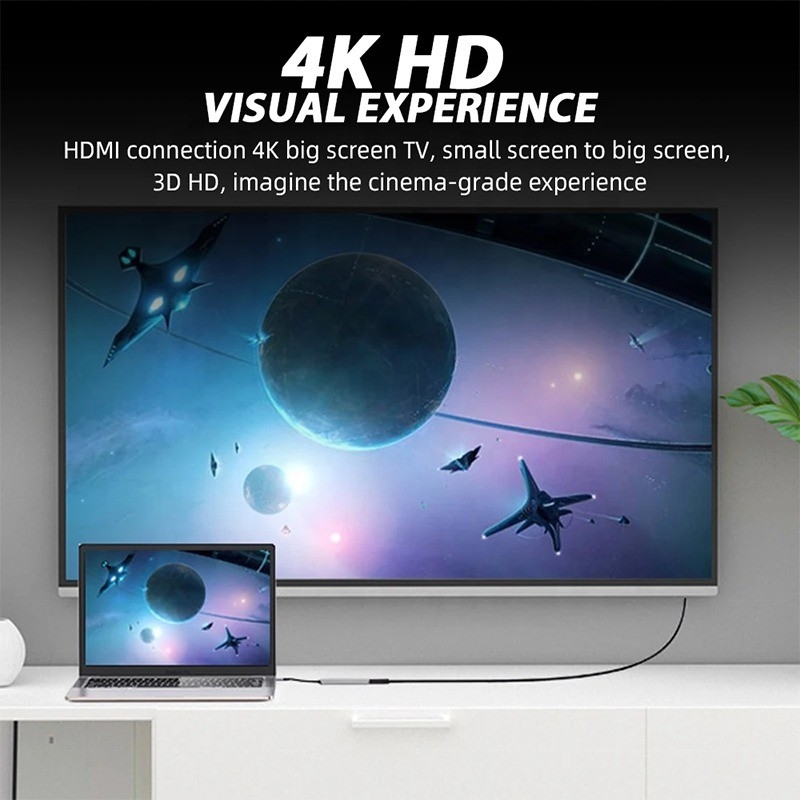 USB 3.1 Docking Station Hub with 4K HDMI USB3.0 TF SD Card Reader and 87W PD Charging