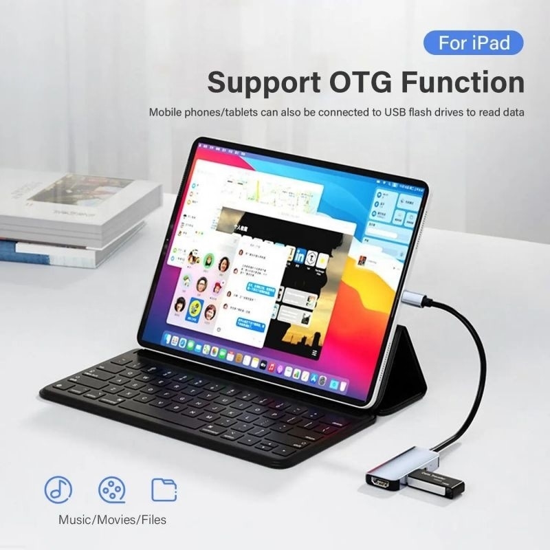 USB 3.1/USB Type-C Hub Adapter Docking Station with 4K HDMI USB3.0 USB 3.0 Type C PD