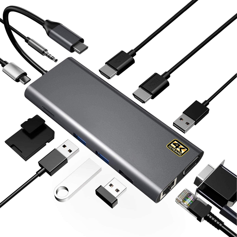 Data Transfer Speed Up To 5/10Gbps Thunderbolt Laptop Connection With 85/100W Power Delivery For Powerful Performanc