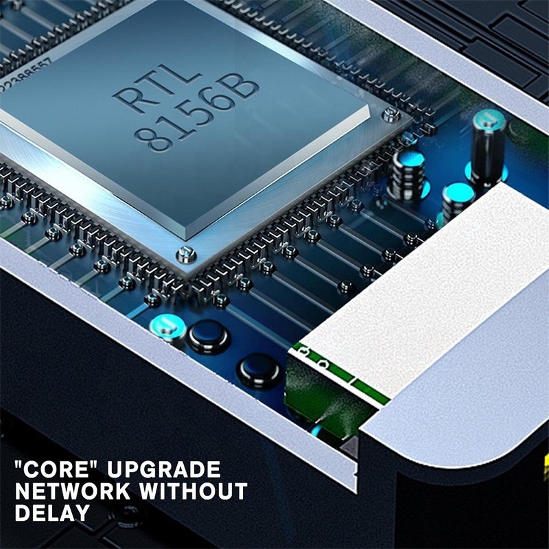2 In 1 Aluminum USB 3.0 Type C Ethernet Adapter for Fast and Stable Network Connection