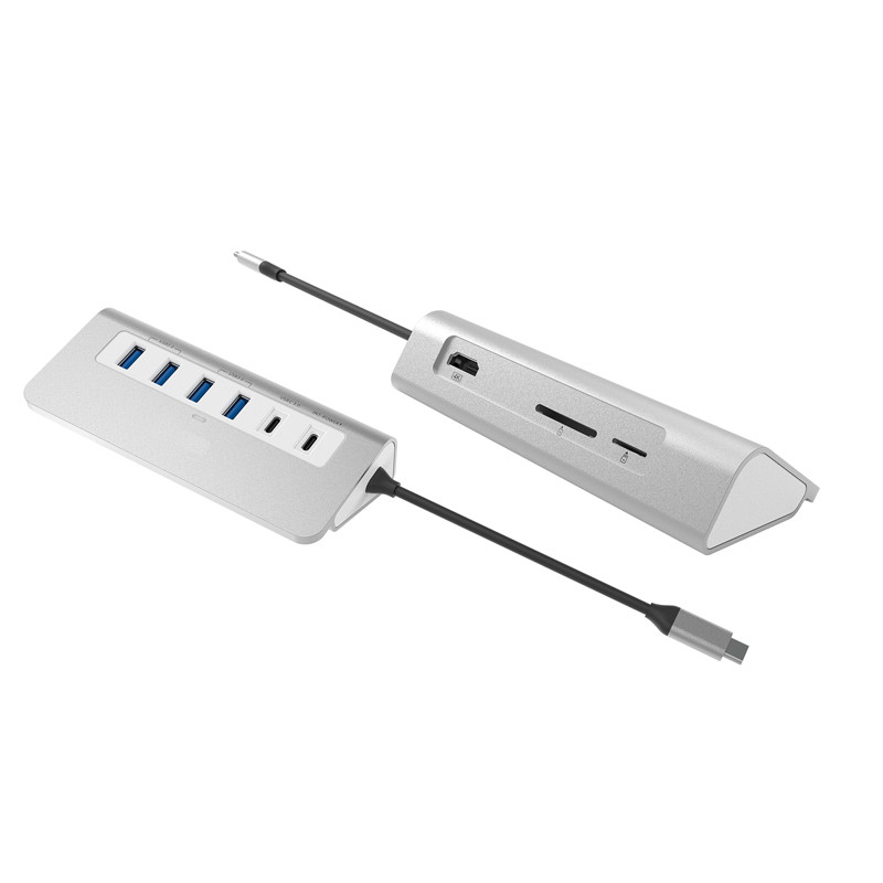 9 In 1 Portable Docking Station For Laptop With SD Card Reader HDMI 4K