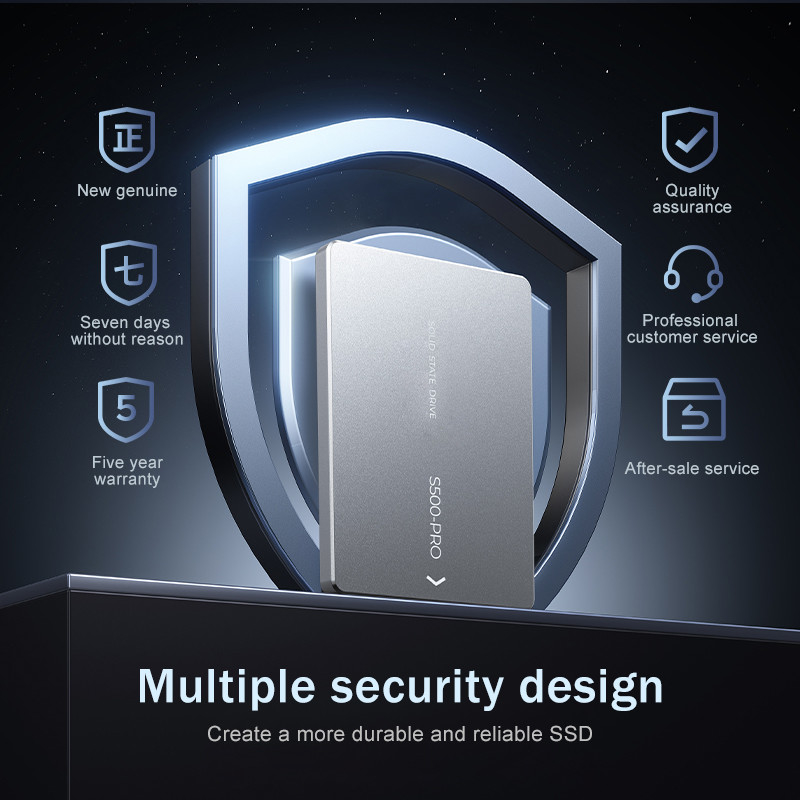 UP To 4TB SSD Shock Resistance 350G At 0.5ms 0°C To 55°C Shock Resistant