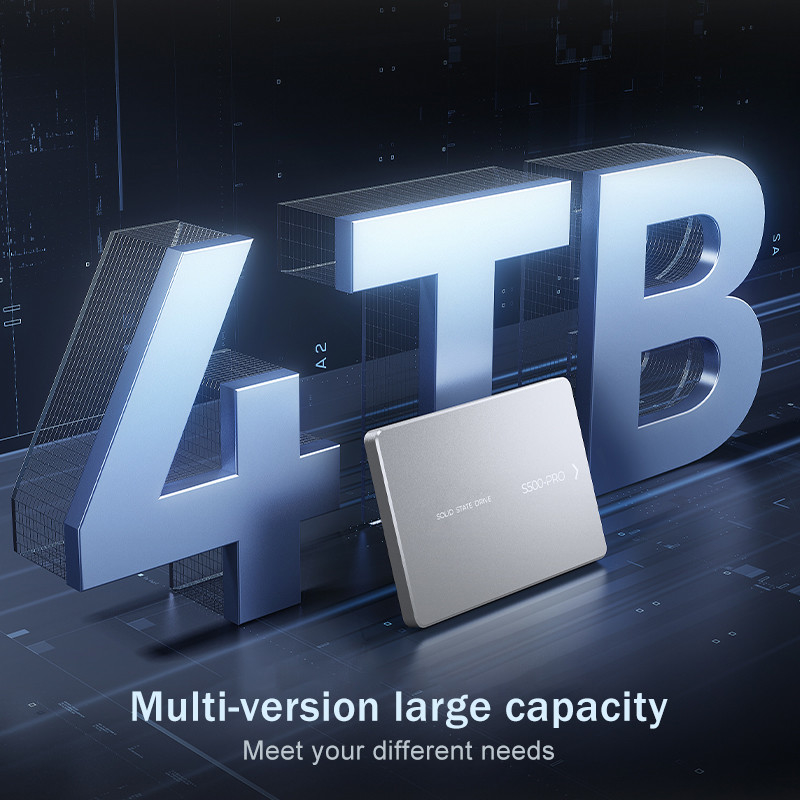 UP To 4TB SSD Shock Resistance 350G At 0.5ms 0°C To 55°C Shock Resistant