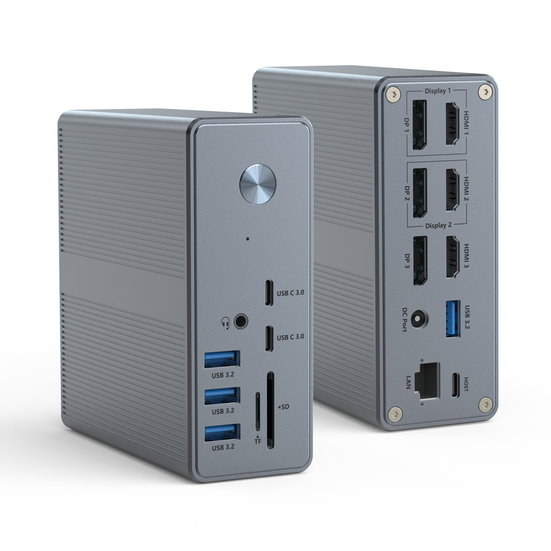 DC36-X1 Thunderbolt Docking with 60Hz/30Hz Display Support and Up To 10Gbps Data Transfer Speed