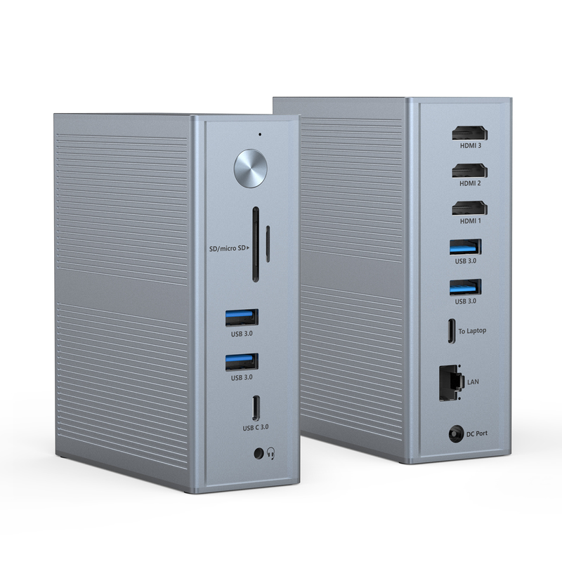 Subosen Power Supply USB-C PD 100W USB-C Docking Station for Fast and Smooth Device Compatibility