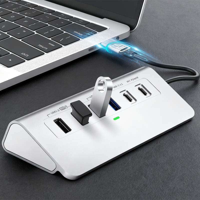 4K HDMI Output High-Resolution USB C Hub with 4K HDMI Output for High-Resolution Display and Video Streaming