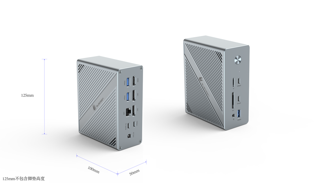Lightweight USB Type C Hub Supporting HDMI Ethernet USB 3.0 SD Card Reader Compatible with Windows Mac and Linux Devices