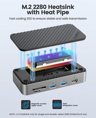 Fast Charging 16 In 1 USB C Adapter for Mobile Phone Laptop Notebook 4K HDMI RJ45 PD