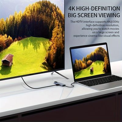 Fast Charging 16 In 1 USB C Adapter for Mobile Phone Laptop Notebook 4K HDMI RJ45 PD